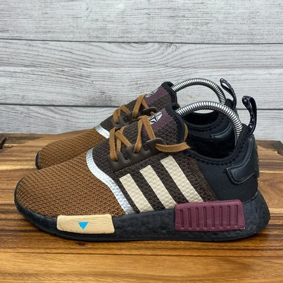 Adidas Women's Brown and Black Sneakers - Picture 1 of 12